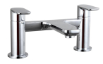 Anston H Pattern Bath Filler (2 Taphole) Chrome