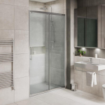 6mm 1000 Sliding Door Silver Clear