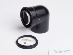 Worcester Oilfit External Balanced Flue 90° Elbow 80/125mm 7716190055