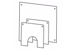 Worcester Greenstar Oilfit Flexible 100mm Dia Flue Wall Cover Plate 7716190074