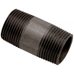 Black Iron Barrel Nipple 1/2"