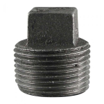 Black Iron Plug 2"