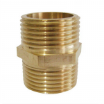 Brass Hex Nipple 3/4"