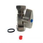 Service Valve 15mm Chrome Full Bore