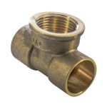Endfeed 15mm x 15mm x 1/2" Female Iron Centre Tee