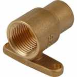 Endfeed Wallplate Coupler 15mmx1/2"