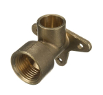 Endfeed Wallplate Elbow 15mm x 1/2"
