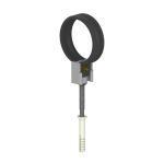 Navien Plume Management Wall Bracket (Black) (60mm)