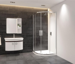 Instinct 8 Double Door Quad Enclosure 800X800mm Chrome