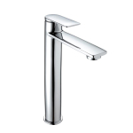 KEAL Mono Tall Basin Mixer (Click Waste) Chrome