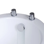 Tulla Bath Filler Waste And Overflow With Side Valves Chrome