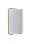 Kilnsea 500 x 700mm LED Illuminated Mirror Brushed Brass