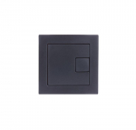 Instinct Nuance Square Dual Flush Button Black