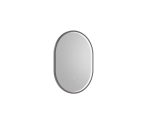Kilnsea 800 x 600mm LED Illuminated Pill Mirror Gunmetal