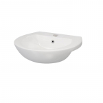 Instinct Semi Recess Basin One Taphole White