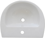 Instinct 450 Basin One Taphole White