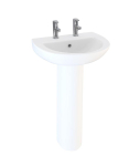 Instinct 450 Basin Only Two Taphole White