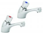 Non Concussive Pre-Set Basin Taps