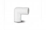 Polypipe 21.5mm 90° ABS Overflow Knuckle Bend White