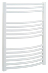 Instinct 25mm Cross Bar Curved Towel Rail 800 x 500mm Heating Only White