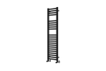 Instinct 25 Cross Bar Straight Towel Rail 1200 x 300 Heating Only Satin Black