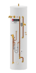StainlessLite Plus DUO 200/70L Pre-Plumbed Gledhill Cylinder