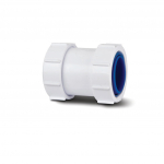 Polypipe 32mm Comp Waste Straight Connector White
