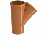 Paragon 110mm X 45° Equal Junction Double Socket