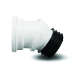 Polypipe 0-30° Swivel Pan Connector Kwickfit