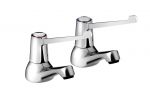 Lever Basin Taps Chrome Plated With 6" Lever & Ceramic Disc