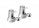 Lever Bath Taps Chrome Plated With Ceramic Disc Valves