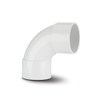 Polypipe 40mm x 92.5° ABS Swept Bend White