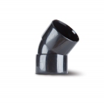 Polypipe 40mm x 45° ABS Obtuse Bend Black