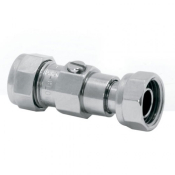 Service Valve 15mm Chrome Plated Heavy
