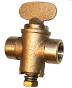 Gas Rigid Fan Cock 15mm End Feed