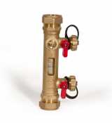 28mm Flow Balancing Valve With Fill And Flush 5-40Ltr