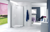 Instinct 8 Frameless Single Door Quad Enclosure 900X900mm Chrome