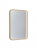 Kilnsea 500 x 700mm LED Illuminated Mirror Brushed Brass