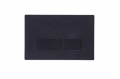 Instinct Nuance Dual Flush Push Plate Black