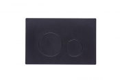Instinct Kiso Dual Flush Push Plate Black