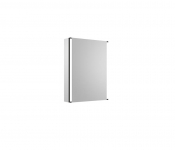 Hanlith 665 x 500 x 130mm  Single Door LED Illuminated Mirror Cabinet Black Trim