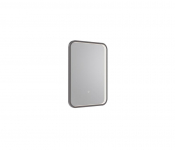 Kilnsea 500 x 700mm LED Illuminated Rectangular Mirror Gunmetal