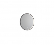 Kilnsea 600mm LED Illuminated Circular Mirror Gunmetal