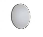 Kilnsea 800mm LED Illuminated Circular Mirror Gunmetal