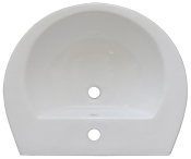 Instinct 55cm Basin One Taphole White