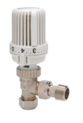 Honeywell TRV + LS Angled 15mm