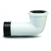 Polypipe 110mm Kwikfit WC Conn 90 S White