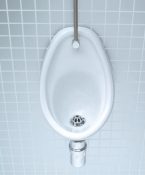Atlas 500mm U-Bowl 4 Pack Urinal H-Tank Fix - Kit Wh Cp