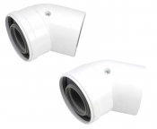 Worcester 45° Bend X 2 (60/100mm Diameter) 7716191085