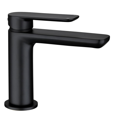 Anston Mono Basin Mixer (Click Waste) Matt Black
